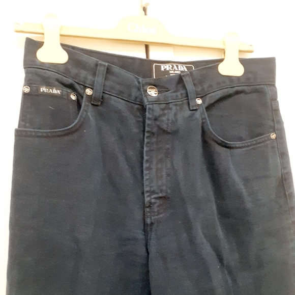 Prada Boot Cut Denim Jean's Pants 32 / 32 - Picture 3 of 16